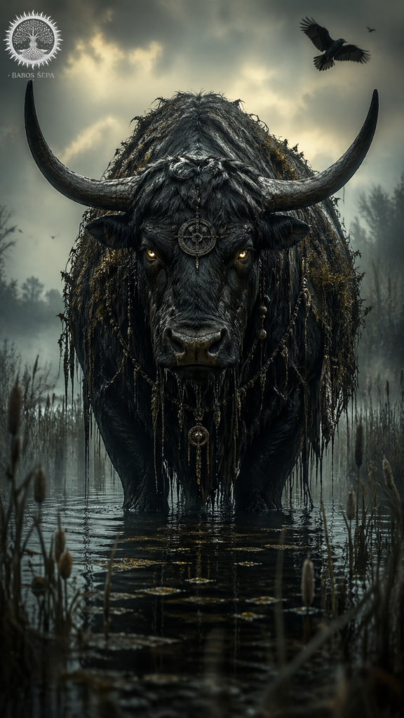 Senovės Lietuvos baltų mitologinė būtybė: Baubis.