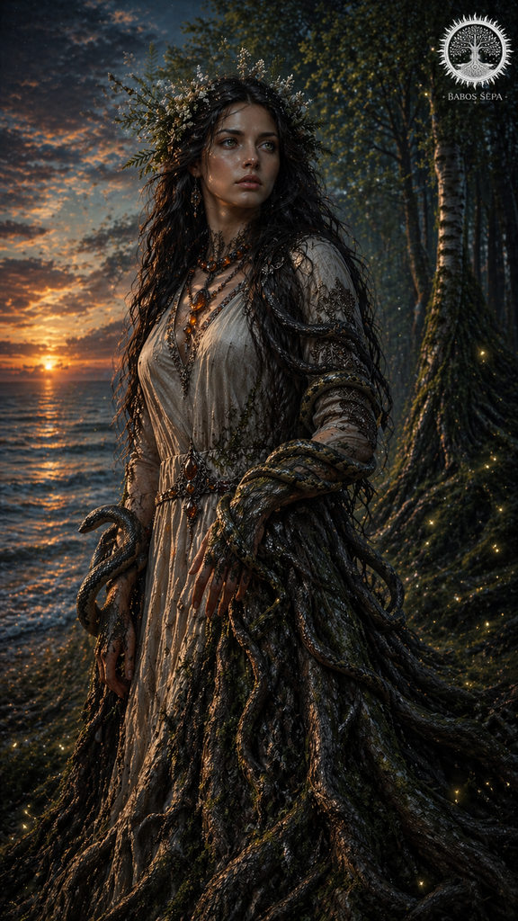 Senovės Lietuvos baltų mitologinė būtybė / legendinė veikėja: Eglė.
