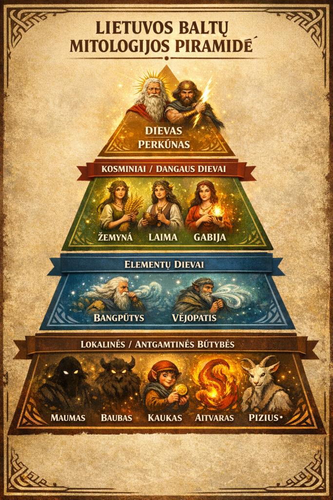 Lietuvos baltu mitologine piramide